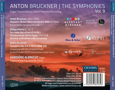 OehmsClassics: Hansjörg Albrecht: Anton Bruckner Project - The ...