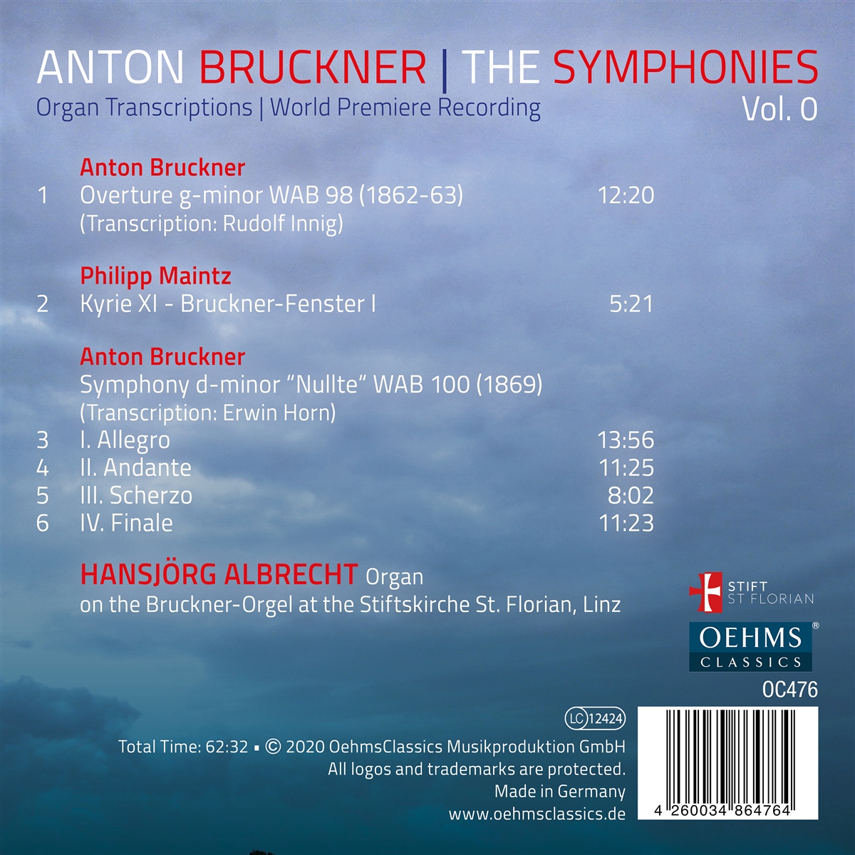 OehmsClassics: Hansjörg Albrecht: Anton Bruckner - The Symphonies ...