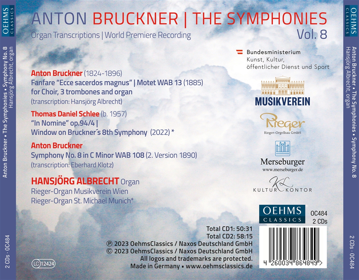 OehmsClassics: Hansjörg Albrecht: Anton Bruckner Project - The ...